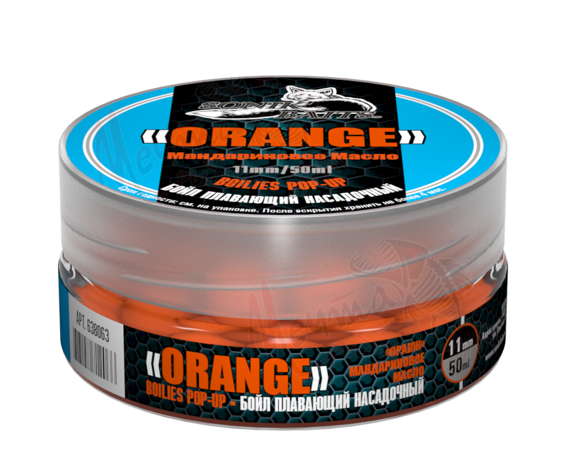 БОЙЛ POP-UP "SONIK BAITS" 11mm МАНДАРИНОВОЕ МАСЛО